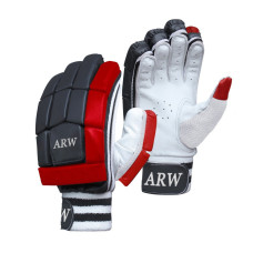 ARW Batting Gloves Aegis Black Batting Gloves Black - Red BRH