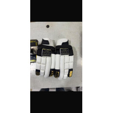 Bullistic Sigma Batting Gloves Black White Gold MLH