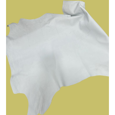Raw Material Sheep Skin Leather White Unified